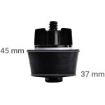 Bouchon en caoutchouc 37 - 45mm bouchon d'hivernage de piscine buse de skimmer gel