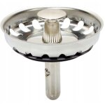 Bouchon de cr�pine d'�vier 50 mm chrom�