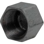 Bouchon femelle en fonte mall�able � c?ur noir 3 / 8''