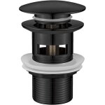 Bouchon de lavabo escamotable avec trop - plein, robinet de vidange click clack pour �vier avec trop ...