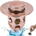 Bouchon de lavabo, pop up bouchon de vidage universel, bouchon de vidage pour lavabo � poser avec tamis ...