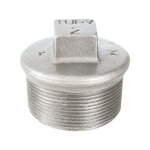 Bouchon mle avec bourrelet 290 galva - 3'' sferaco