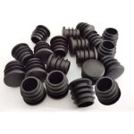 Bouchons ronds en plastique, 40 pièces, embouts de tube noirs pour meubles coulissants, chaises / pieds ... Bouchons ronds en plastique, 40 pièces, embouts de tube noirs pour meubles coulissants, chaises / pieds ...