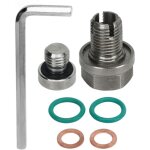 Bouchon de vidange d'huile m12, kit de r�paration de filetage autotaraudant en acier inoxydable, avec ...