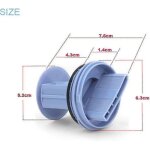 Bouchon de vidange compatible avec les lave - linge siemens et bosch wm1095 / 1065 wd7205