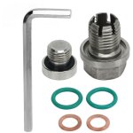 Bouchon de vidange surdimensionn� en acier inoxydable, kit de r�paration de filetage de carter d'huile ...