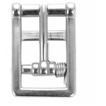 Boucle en argent pour sangle anglaise avec ressort en acier