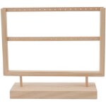 Boucles d'oreilles organisateur support journal couleur boucles d'oreilles en bois porte - bijoux pr�sentoir ...