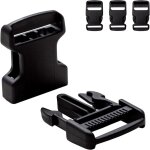 Boucles en plastique pour sac � dos et sacs - 10 pi�ces - boucle � double ouverture pour accessoires, ...