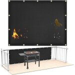 [jamais utilis�] bouclier thermique ignifuge pour mur derri�re gril, bouclier thermique pour cuisini�re ...
