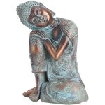 Bouddha decoration, sculpture bouddha bronze r�sine endormi sud est asiatique style statue bouddha d�coration ...
