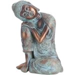 Bouddha decoration, sculpture bouddha bronze rsine endormi sud est asiatique style statue bouddha dcoration ...