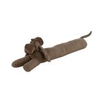 Paris prix - boudin de porte chien couché 'oscar' 84cm marron Paris prix - boudin de porte chien couché 'oscar' 84cm marron