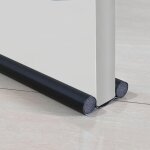 Boudin de porte isolant froid - bas de porte double isolant stop froid (noir)