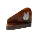 Bougeoir en bois avec chien, photophore, souvenir pour chien par art - dog