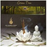 Bougeoir - photophore - bougie - senteur encens - encens green tree terre m�re - - green tree