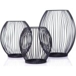 Bougeoir de table d�coratif en fer forg�, bougeoir d�coratif pour bougie chauffe - plat pour mariage