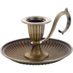 Bougeoir vintage, bougeoir r�tro, d�tenteurs de chandeliers de couleur en laiton ornement de r�servoir ...