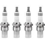 Bougie d'allumage 2 temps 4 pièces, compatible avec scooter et moto pw50 pw80 pw60 lt50 lt80 e6tc Bougie d'allumage 2 temps 4 pièces, compatible avec scooter et moto pw50 pw80 pw60 lt50 lt80 e6tc