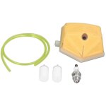 Bougie d'allumage filtre à air filtre à carburant kit de conduite de carburant 503?443201 pour tronçonneuse ... Bougie d'allumage filtre à air filtre à carburant kit de conduite de carburant 503?443201 pour tronçonneuse ...