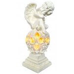 Bougie ange solaire pour le jardin ou la tombe