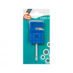 Bougie d'anniversaire blocks, num�ro 6, hauteur 5, 5 cm