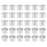 Bougies pour coniques, bougeoirs, chauffe - plat, de table  insrer, bougeoirs 30pcs argent