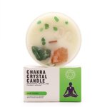 Bougies en cristal chakra - chakra du cur - vendu par 1