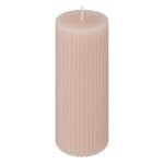 Bougie déco demi 14cm rose Bougie déco demi 14cm rose