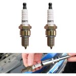 Bougie f6rtc, 2 pi�ces f6rtc bougie d'allumage auto, bougie tondeuse, remplacer pour 7995 / wr6dc 7900 ...