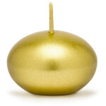 Bougie flottante, m�tallique, dor�e, 4 cm (1 paquet / 50 pi�ces)