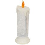 Bougie led chandelle + paillette - atmosphera cr�ateur d'int�rieur