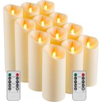 Bougies led, bougies led � piles qui peuvent �tre utilis�es � l'ext�rieur. une lampe bougie en plastique ...