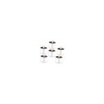 Alovez - bougies solaires rechargeables sans flamme à led blanche chaude - lot de 6 Alovez - bougies solaires rechargeables sans flamme à led blanche chaude - lot de 6