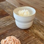 Bougie vgtale - mug porto cru - fait main - 210gr