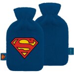 Bouillotte avec couvre bouillotte - logo superman