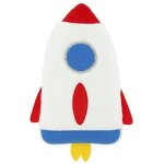 Bouillotte enfant fus�e en fourrure blanche