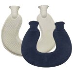 Bouillotte en forme de u pour le cou et les paules, chauffe - eau en caoutchouc