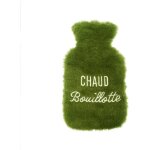 Bouillotte en fourrure verte pailletée - chaud bouillotte Bouillotte en fourrure verte pailletée - chaud bouillotte