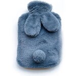 Bouillotte peluche bouillotte douce, bouillotte eau chaude bouillote avec housse polaire bouillotte regles ...