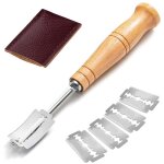 Boulanger slashing outil, lame � pain, lame pour p�te, manche en bois couteau a pain, bread lame, lame ...