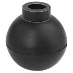 Boule en caoutchouc nr dm 57 dimensions : diam�tre 57 x trou diam�tre 15 encastr�
