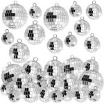 Boule disco, 25 boules miroir, mini boule disco, petites boules disco d�coratives, petites boules disco ...