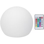 Boule lumineuse � led, lampe globe ext�rieure �tanche rgbw 24 touches t�l�commande veilleuse, 16 couleurs ...