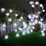 De boules de neige, 8. 2ft / 20 led guirlande lumineuse de no�l avec�t�l�commande, �tanche d�coration ...