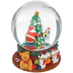 Boule de neige p�re no�l musicale 120mm - atmosphera cr�ateur d'int�rieur