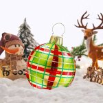 Boules de noël gonflables géantes de 60 cm - décoration extérieure - grandes boules de noël pour mariage, ... Boules de noël gonflables géantes de 60 cm - décoration extérieure - grandes boules de noël pour mariage, ...