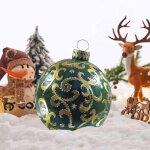 Boule de nol gonflable gante, dcoration extrieure et intrieure pour mariage, festival, jardin, avec ...