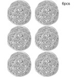 Boules de rotin en osier, ornement artisanat accessoires de photographie boules en osier 6 pi�ces pour ...