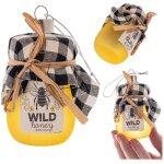 Boule de sapin de nol boules de sapin de nol pendentifs en verre dcorations pot de miel 9cm